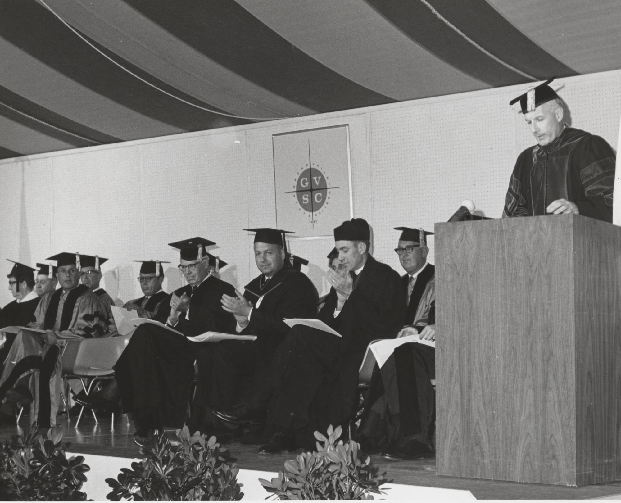 Commencement stage.